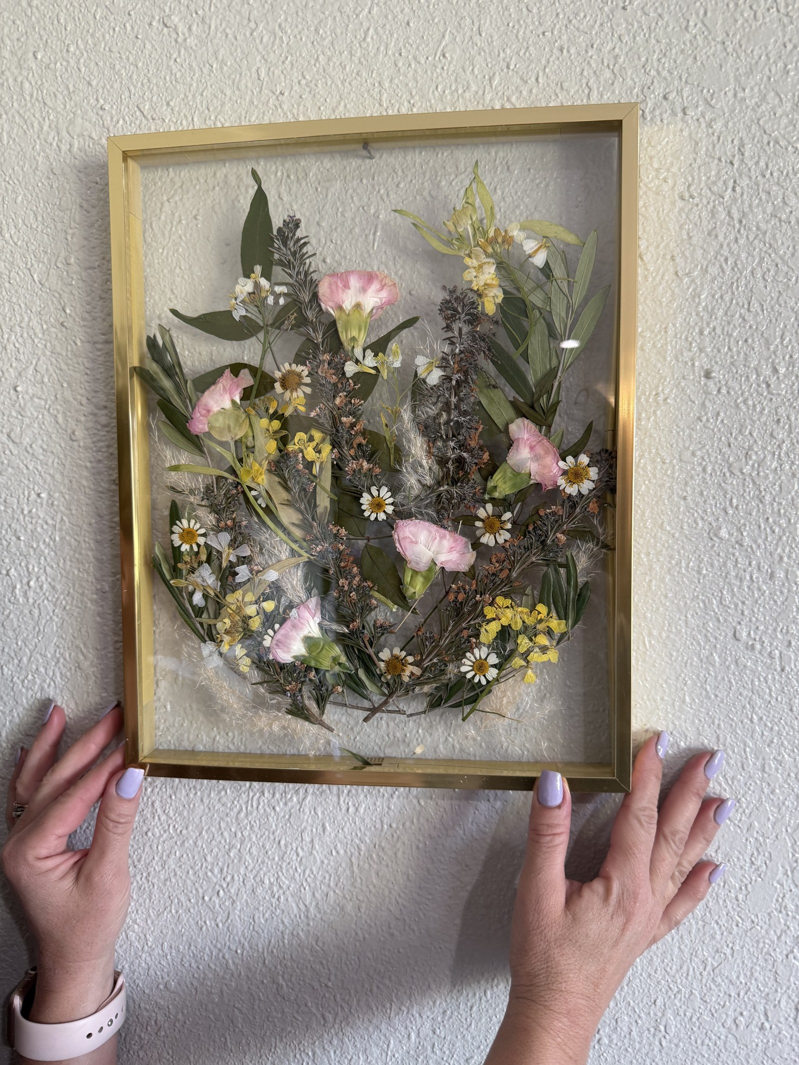 Bouquet Drying & Framing